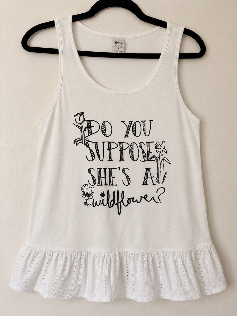 Alice in Wonderland “Wildflower” Graphic Tank | Women’s Small